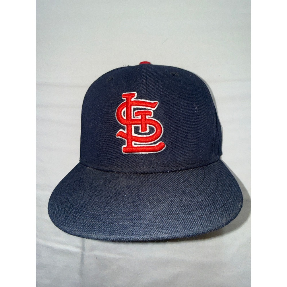 New Era St Louis Cardinals 59FIFTY MLB Authentic Fitted Navy‎ Blue 6 7/8